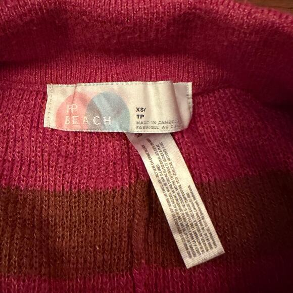 Free People Beach Striped Shorts Size XS - Picture 5 of 6